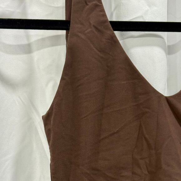 Carbon38 Brown V-Neck Sports Bra | Sz S - Picture 3 of 5